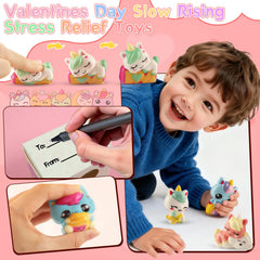 Ksmky squishy toys with To/From labels for easy distribution