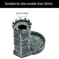 KSNDie dice tower is backpack-friendly, keeping gear ready for tabletop nights.