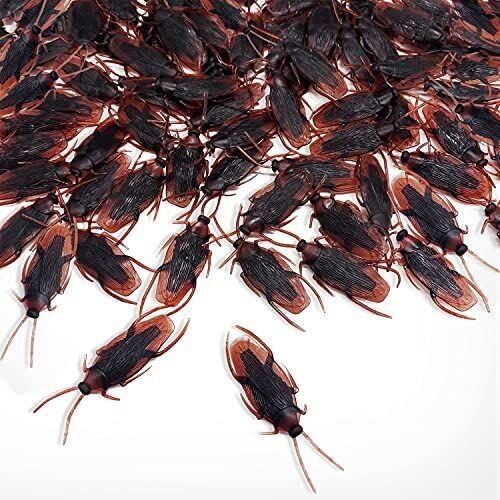 Ksquares pranks roaches with realistic appearance for playful Halloween surprises.