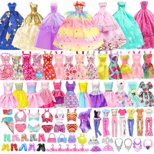 K.T. Fancy 11.5-inch doll wedding gowns for stylish play and dress-up