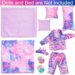 K.T. Fancy 18-inch doll coverlet; light warmth for pretend naps