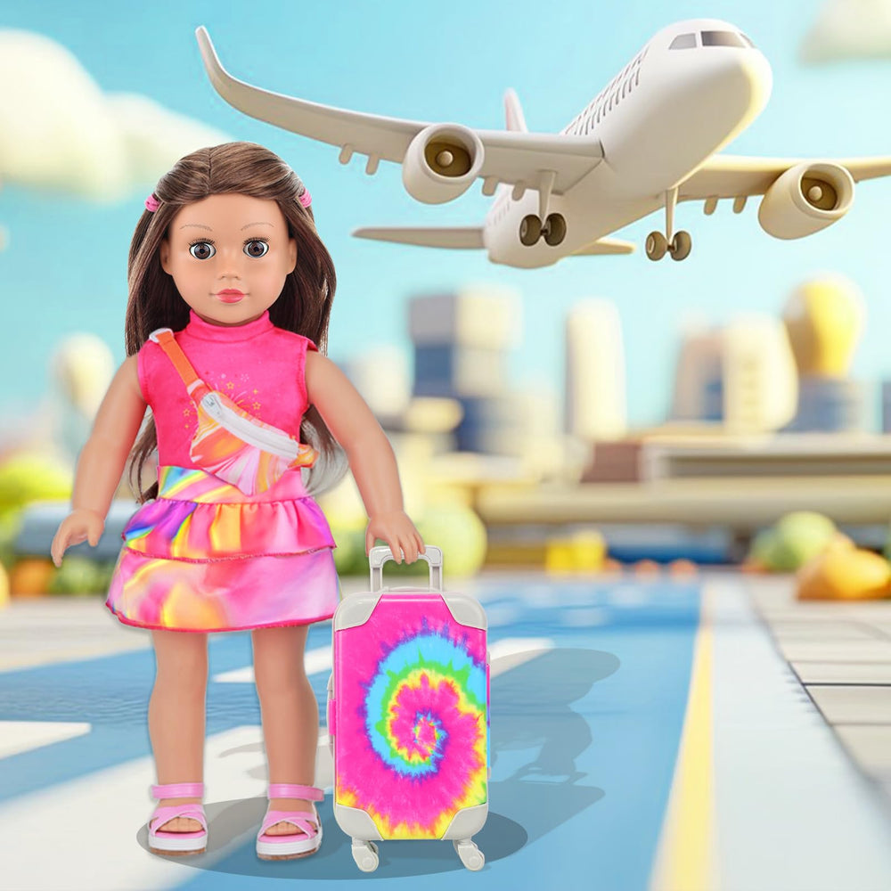 K.T. Fancy doll top enables quick outfit changes and imaginative dressing