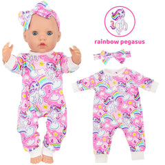 K.T. Fancy pink unicorn jumpsuit and bow headband for imaginative play