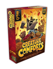 KTBG Creature Comforts forest burrow cozy den setup for family game night