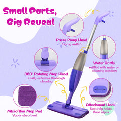 KTNAid refillable water bottle for customizable mist during play
