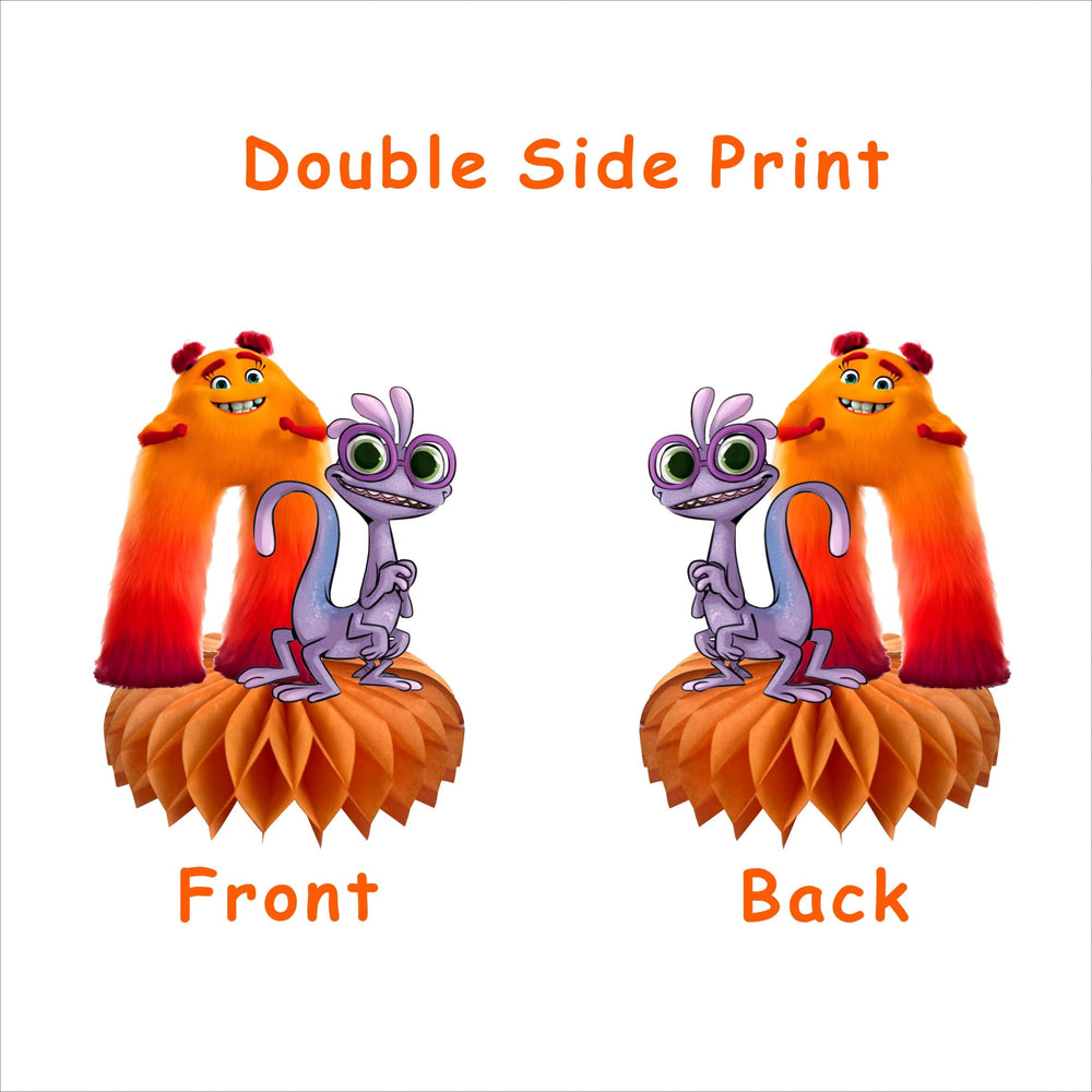 Kuailaihai cartoon monster centerpieces quick setup for festive tables
