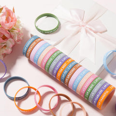 KUCLIN bracelet featuring I AM WORTHY supports positive mindset in class.