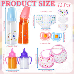 Kuihaazi pacifiers for baby dolls promote soothing pretend care