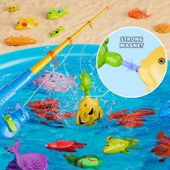KukuFun sea animals for magnetic catching play