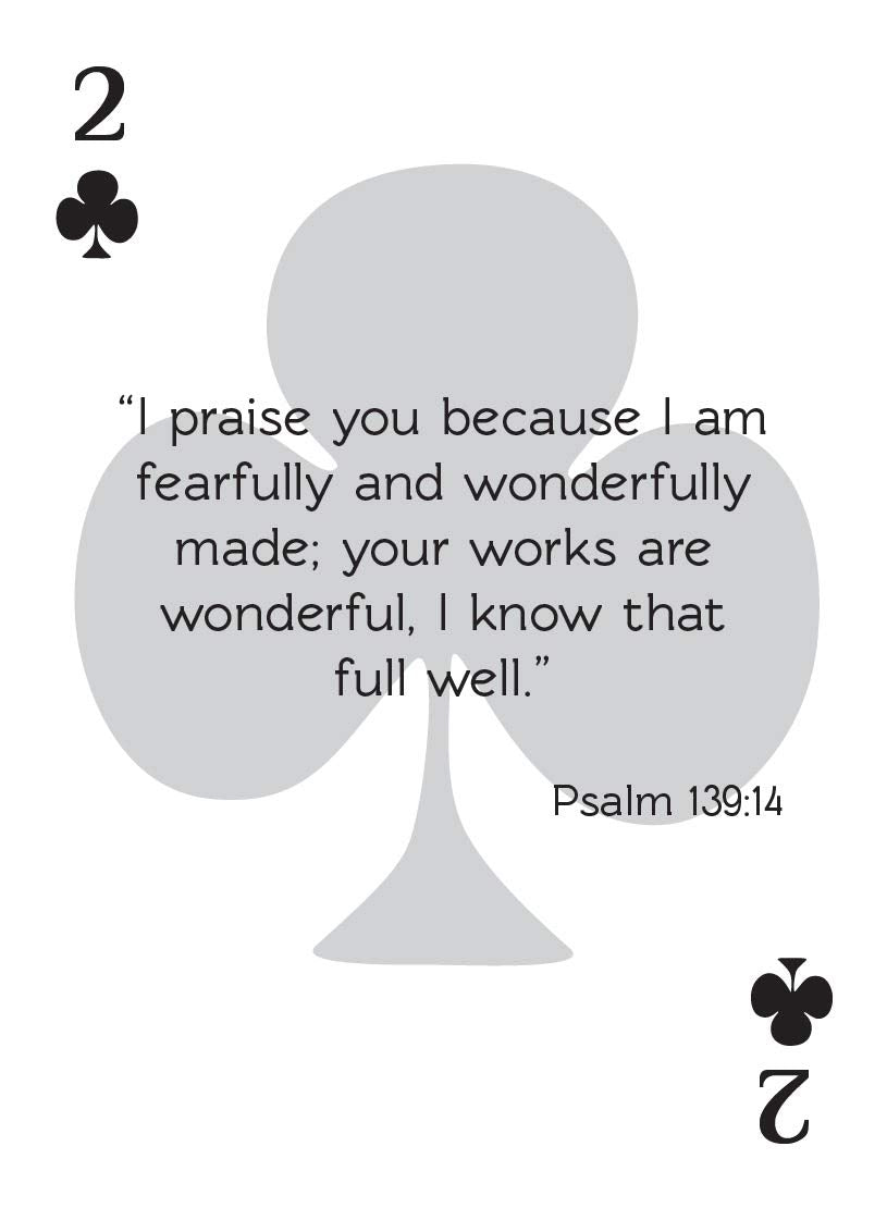Kulture Games Bible Legends: premium poker-sized cards with glossy lamination.