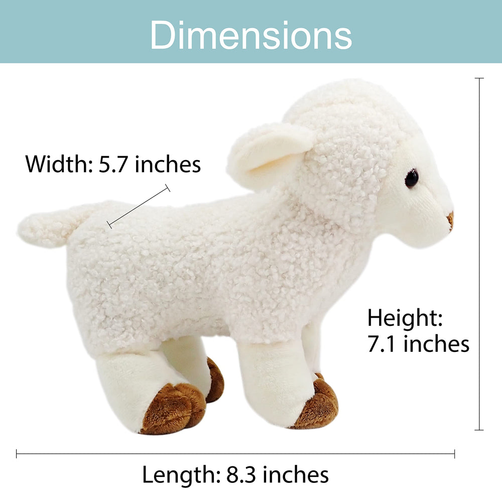 Kulumi My Little Lamb washable-soft-fur close-up highlights hypoallergenic material