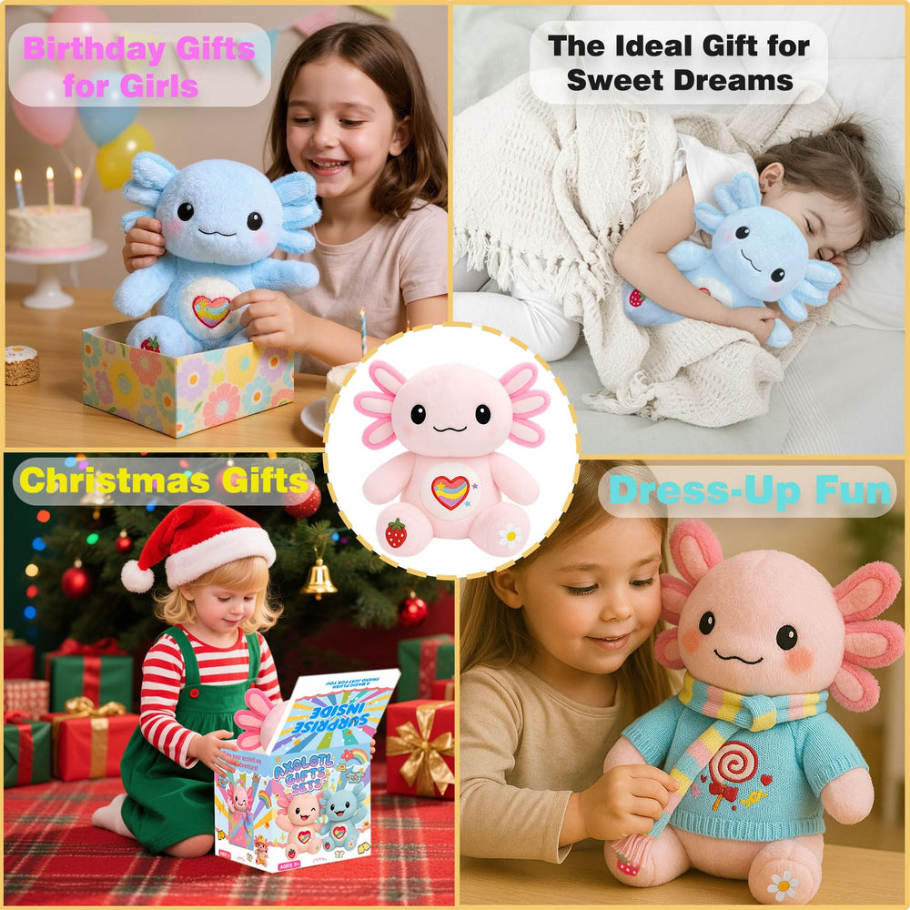 KUMANEKO axolotl heart-shaped keychain portable charm for backpacks
