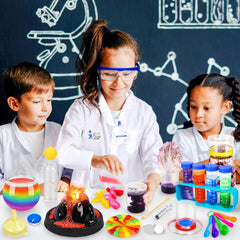 Kuovei Science Kit kids engage in hands-on experiments at home