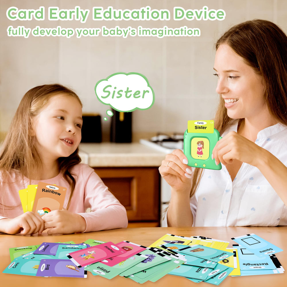 Kuovei Talking Flash Card shapes supports early geometry and descriptive language.