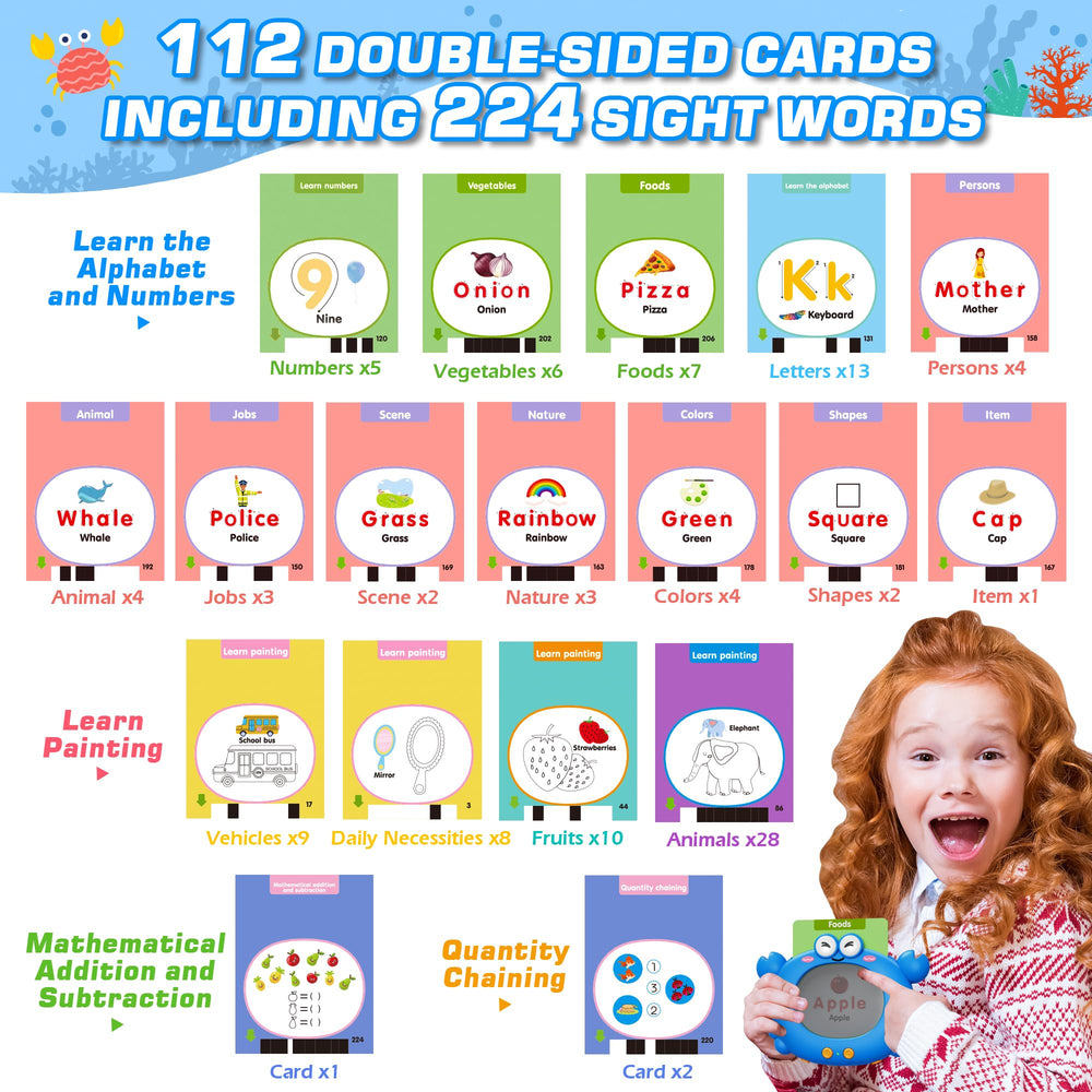 Animals, transport, and food cards support everyday learning activities.