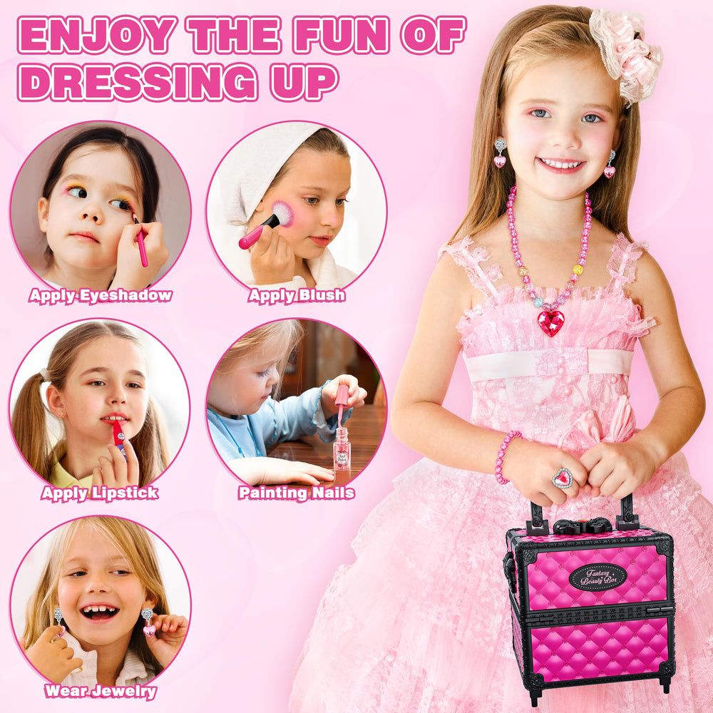 Kuovei washable-formula cosmetics wash off easily for worry-free cleanup.