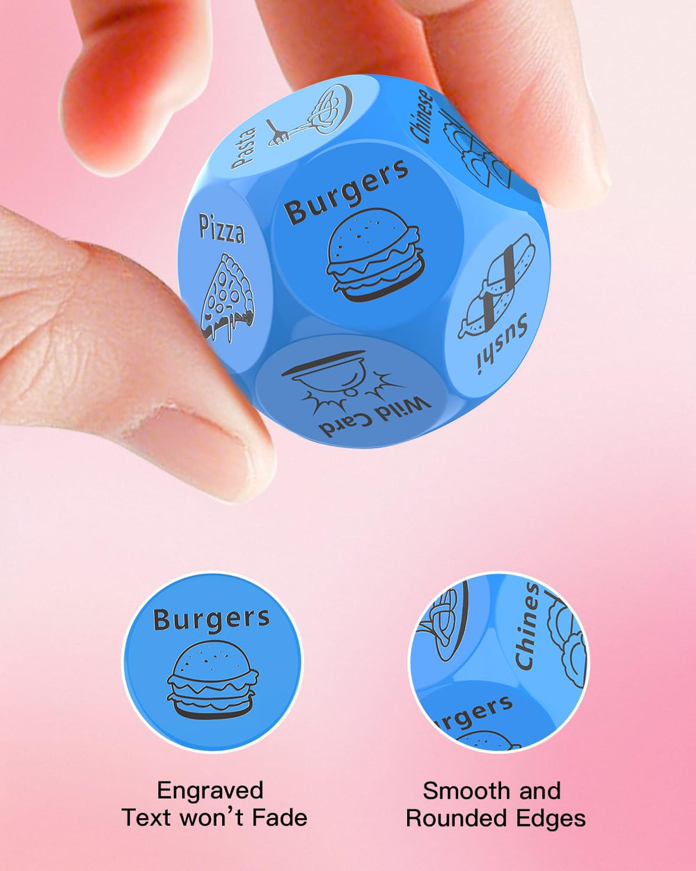 KUSONKEY family game night dice for shared meals and fun