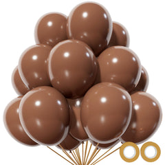 KUULBELA brown 12-inch balloon for versatile party décor and eye-catching color.