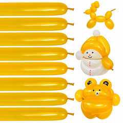 KUULBELA gold 260Q balloons in glossy latex for elegant party decor