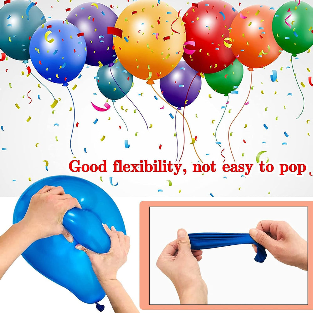 KUULBELA pearl light blue balloons create soft, airy accents for baby showers and birthdays.