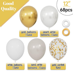 KUULBELA pearl white balloons with ribbons for cohesive party styling