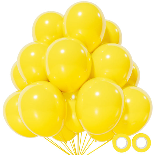 KUULBELA yellow 12-inch balloons for party decor and easy setup