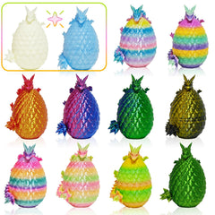 KVERM dragon egg collection 12-pack: vibrant display pieces for fantasy lovers.