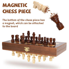 Kvintes built-in storage compartment keeps all pieces neatly organized after games.