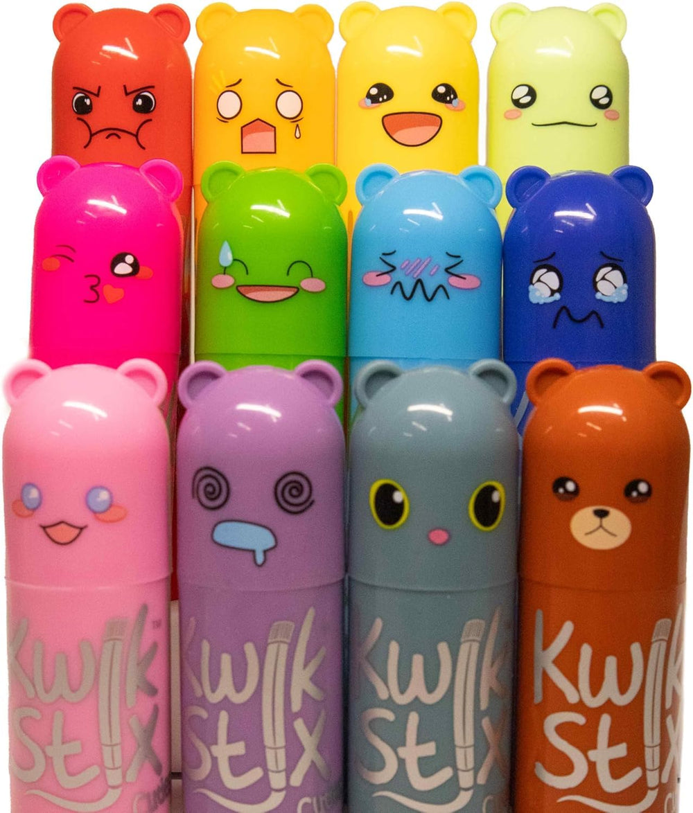 Kwik Stix Cuties vibrant color pack for kids' projects and learning.