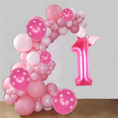 Kwuz mini pink bow balloon adds adorable accents to party decor