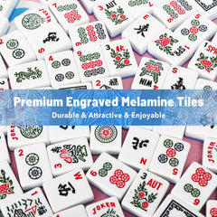 Kyerlish gift-ready Mahjong set ideal for family game nights and holidays.