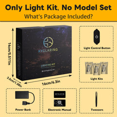 Kyglaring kit highlights the Enterprise 10356 with warm ambient illumination.
