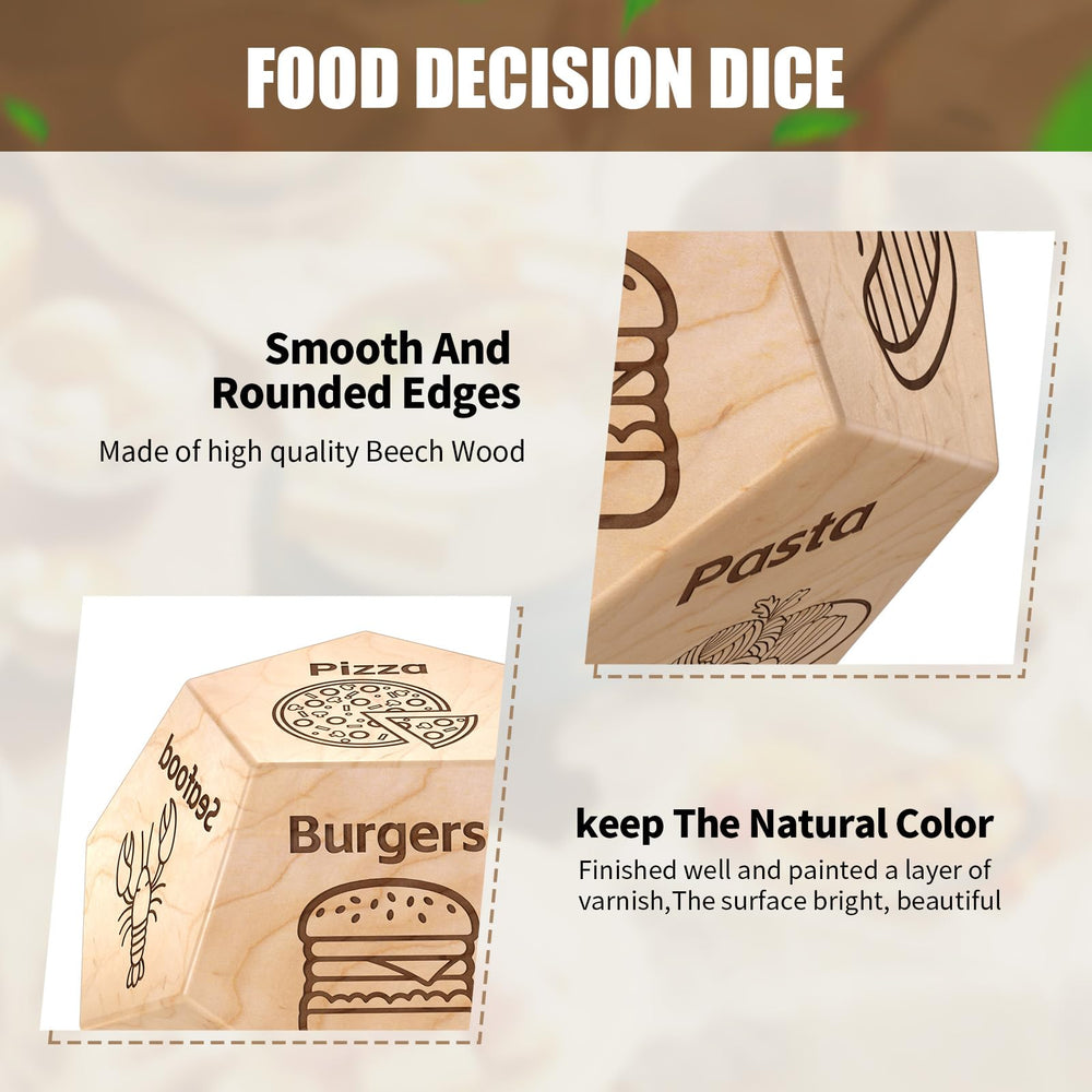 Kykake food dice burger option for quick weekend meals.
