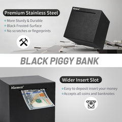 Kypeeka piggy bank being broken open with hammer to access savings