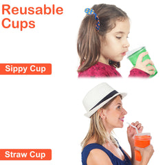 L LIKED dishwasher-safe 12oz kids sippy cup keeps cleanup quick and easy.