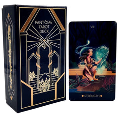 La Muci Fantome major arcana cards feature bold geometric designs.
