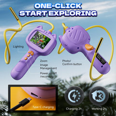 Laaguu borescope includes a 32GB memory card for storing photos.
