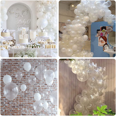 Labeol balloon garland arch setup shows quick DIY decor.
