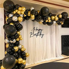 Labeol birthday party decor gold accents for memories.