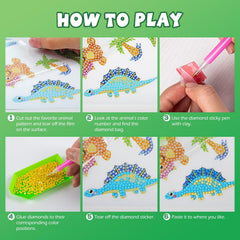 Labeol Diamond Art Kit gift-ready set for kids or adults