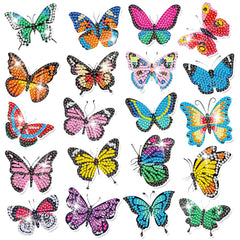 Labeol Diamond Art Kits butterfly canvas for kids sparks creativity and concentration.