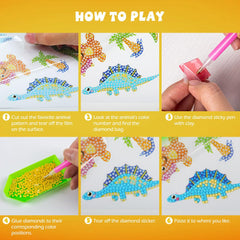 Labeol Diamond Art Kits tool and diamonds ready for crafting.