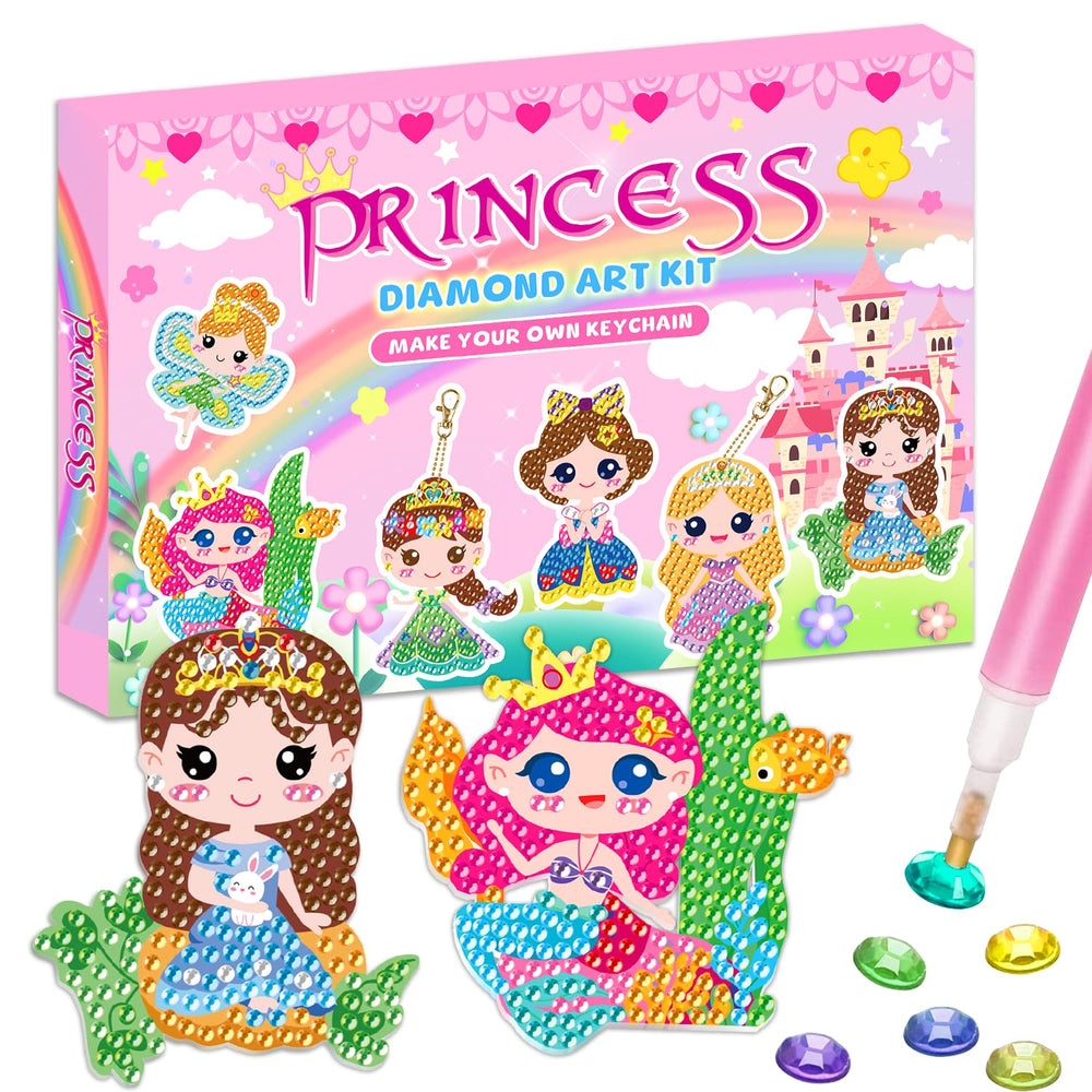 Labeol gem keychains Fox pattern kit boosts creativity and fine motor skills
