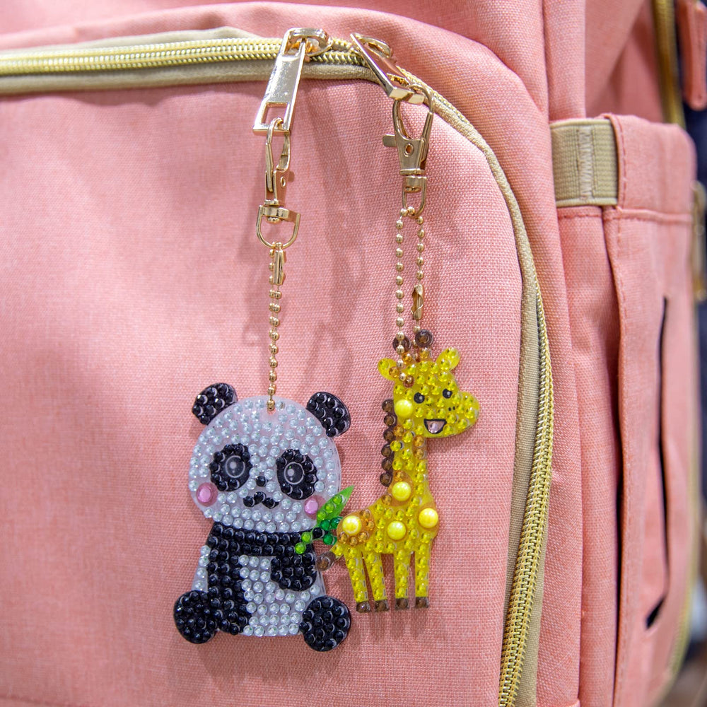 Labeol GEM keychains koala design; high-quality sparkle adds charm