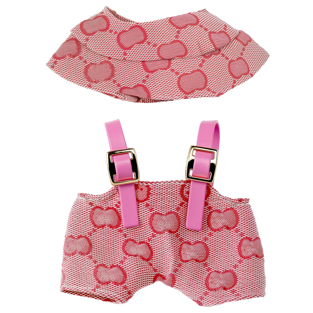 LABUBU bow tie for 17cm doll, adds charming outfit detail.