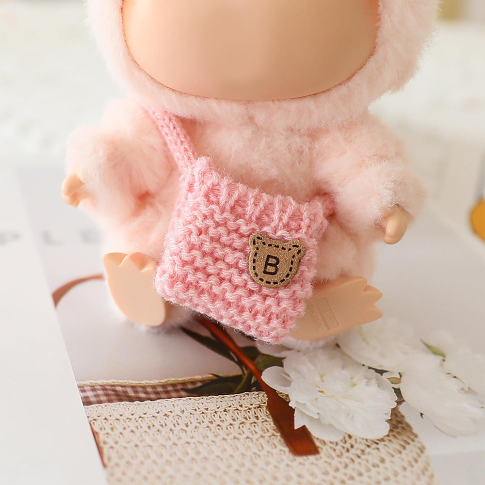 Labubu purple 3-piece outfit elevates miniature fashion collection.