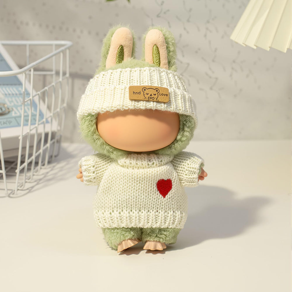 LABUBU doll clothes set presentation for display and play