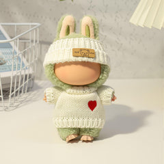 LABUBU doll clothes set presentation for display and play