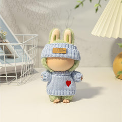 LABUBU gift-ready blue set ideal for doll enthusiasts and collectors.