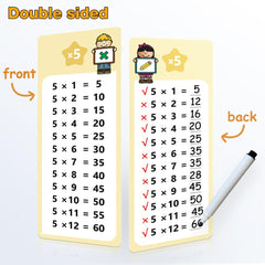 Lachilly dry erase pens included for reusable math practice.